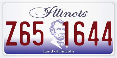 IL license plate Z651644