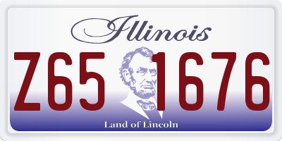 IL license plate Z651676