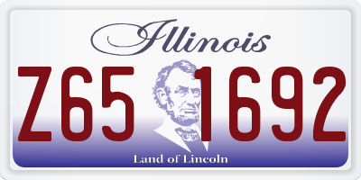IL license plate Z651692
