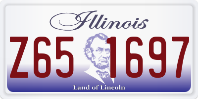 IL license plate Z651697