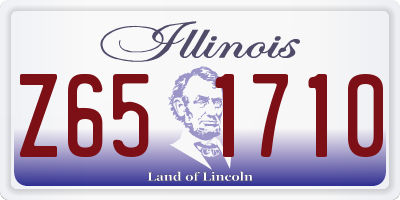 IL license plate Z651710