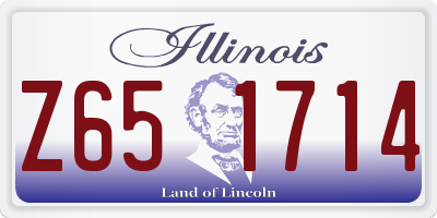 IL license plate Z651714
