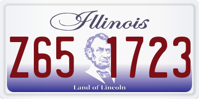 IL license plate Z651723