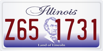 IL license plate Z651731