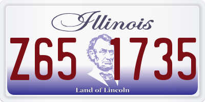 IL license plate Z651735