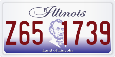 IL license plate Z651739