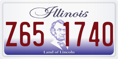 IL license plate Z651740