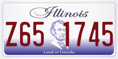 IL license plate Z651745