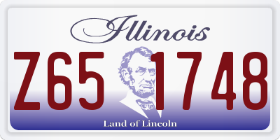 IL license plate Z651748