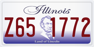IL license plate Z651772