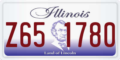 IL license plate Z651780