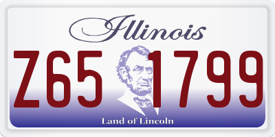 IL license plate Z651799