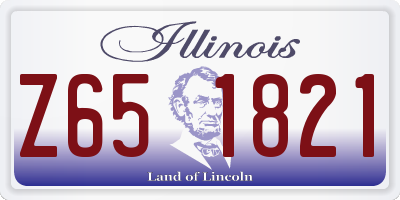 IL license plate Z651821