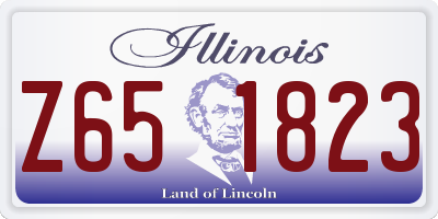 IL license plate Z651823
