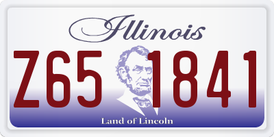 IL license plate Z651841