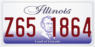 IL license plate Z651864