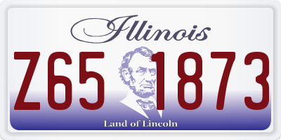 IL license plate Z651873