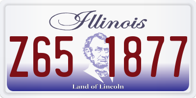 IL license plate Z651877