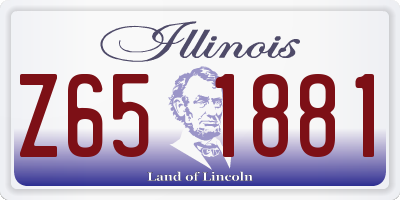IL license plate Z651881