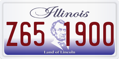 IL license plate Z651900
