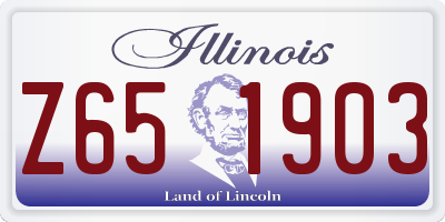 IL license plate Z651903