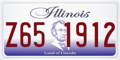 IL license plate Z651912