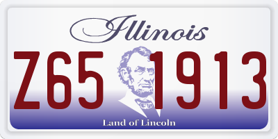 IL license plate Z651913