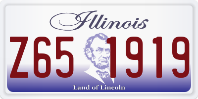 IL license plate Z651919