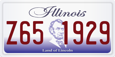 IL license plate Z651929