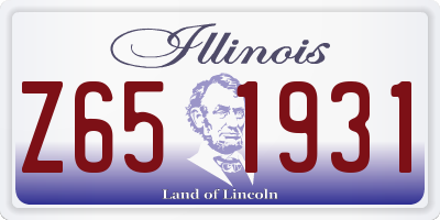 IL license plate Z651931