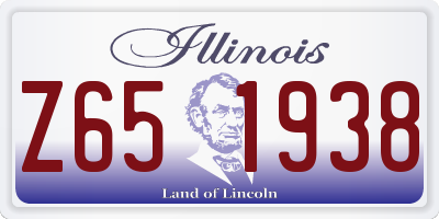 IL license plate Z651938