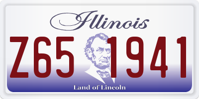 IL license plate Z651941