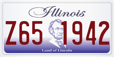IL license plate Z651942