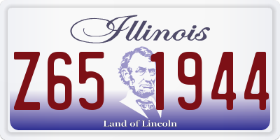 IL license plate Z651944