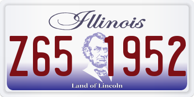 IL license plate Z651952