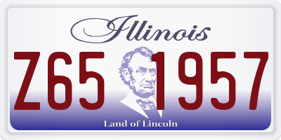 IL license plate Z651957