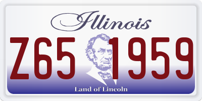 IL license plate Z651959