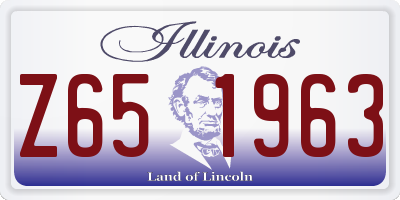 IL license plate Z651963