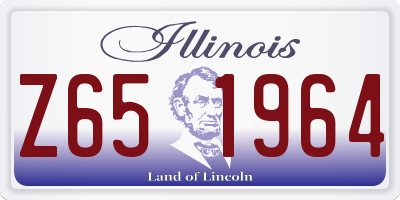 IL license plate Z651964