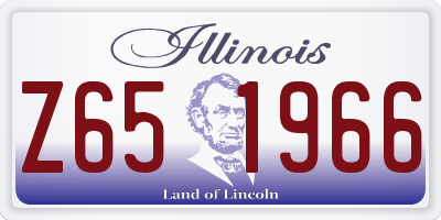 IL license plate Z651966