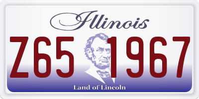 IL license plate Z651967