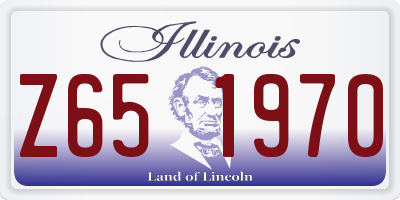 IL license plate Z651970