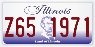 IL license plate Z651971