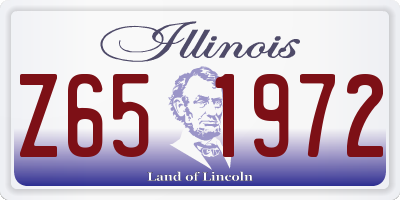 IL license plate Z651972