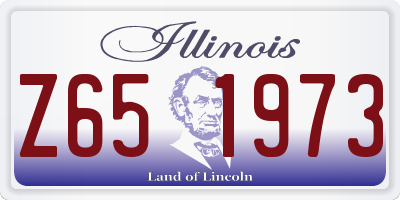 IL license plate Z651973