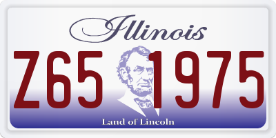 IL license plate Z651975