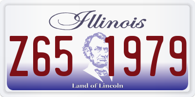 IL license plate Z651979