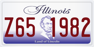 IL license plate Z651982