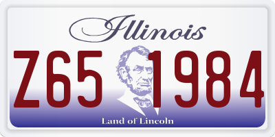 IL license plate Z651984