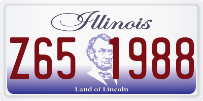IL license plate Z651988